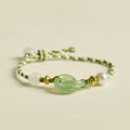 Buddha Stones Braided Rope Peace Buckle Love Calm Bracelet