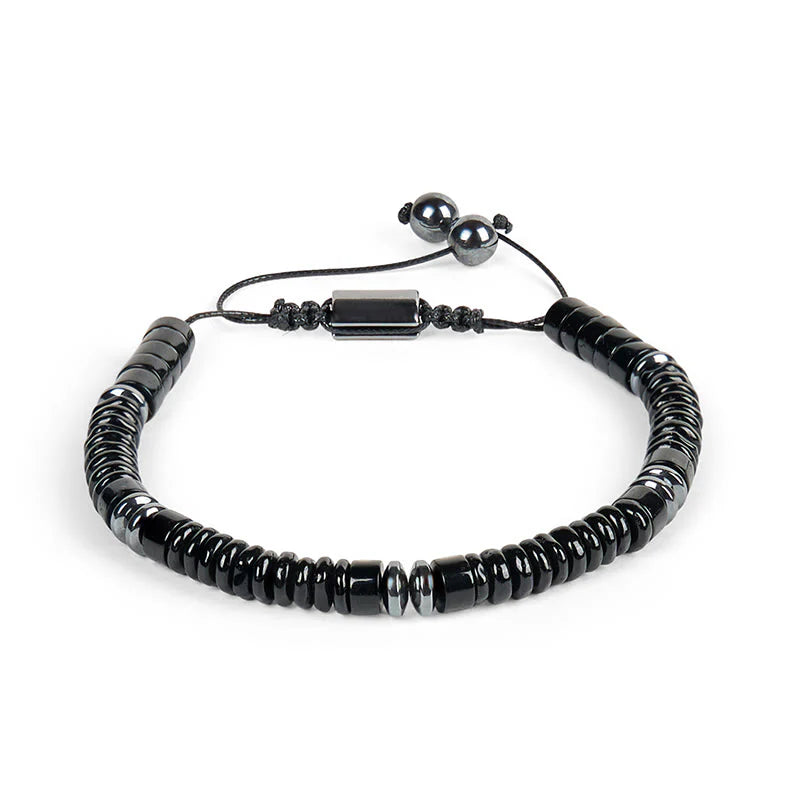 Buddha Stones Small Black Obsidian Green Aventurine Grey Jasper Tiger Eye Strength Rope Bracelet