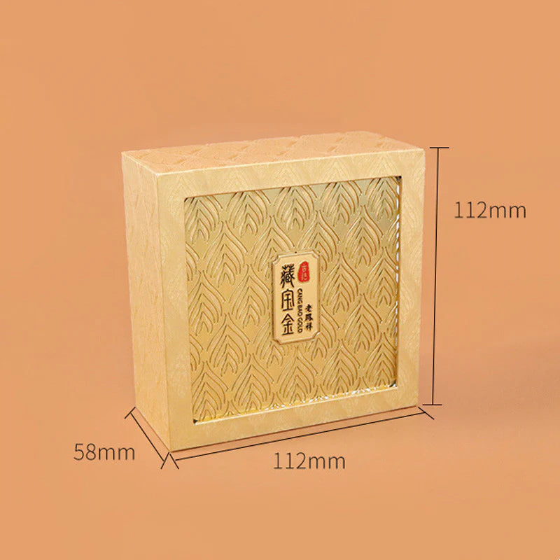 Retro Jewelry Storage Feather Pattern Box Gift Box
