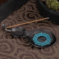 Buddha Stones Gourd Yin Yang Bagua Copper Blessing Incense Burner Decoration