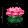 Buddha Stones Meditation Prayer Altar Lotus Flower Candle Holder Buddhist Temple Rituals Use Items