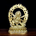 Buddha Stones Tibet Mahakala Bodhisattva Figurine Compassion Copper Statue Decoration