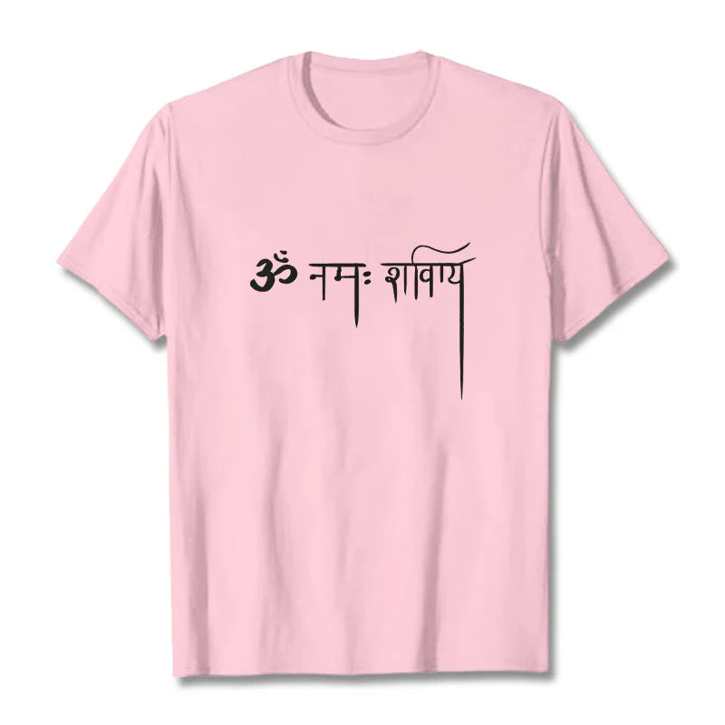 Buddha Stones Sanskrit Namah Shivaya Tee T-shirt