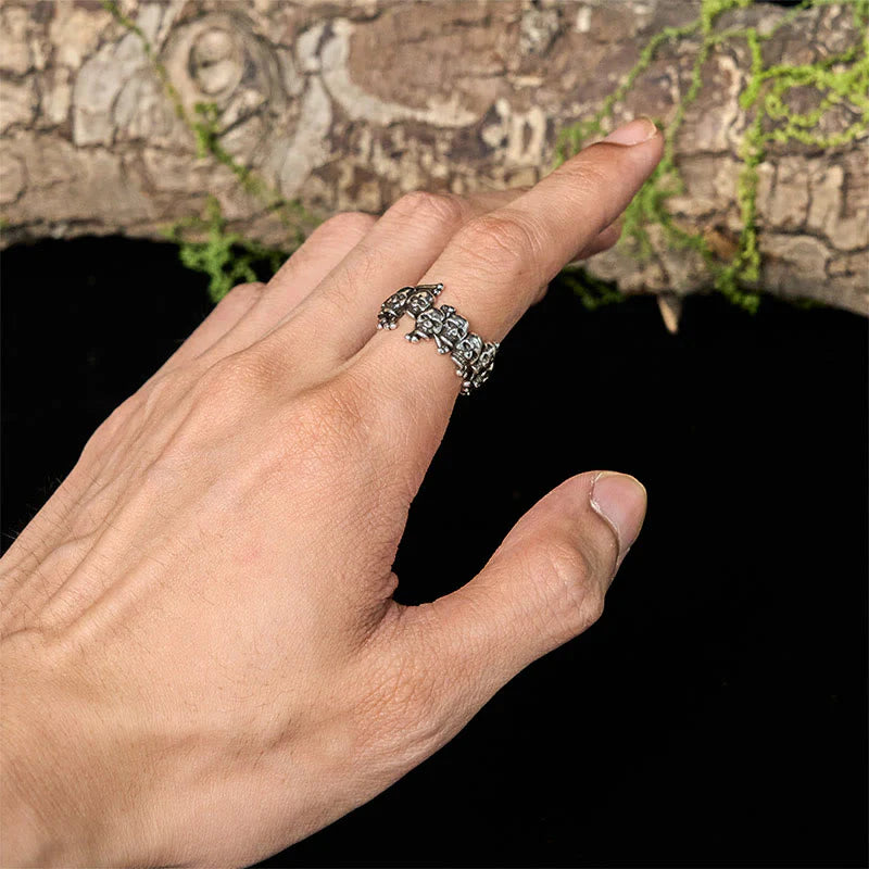 Buddha Stones Copper Skull Bone The Lord Of The Corpse Forest Keep Away Evil Spirits Ring