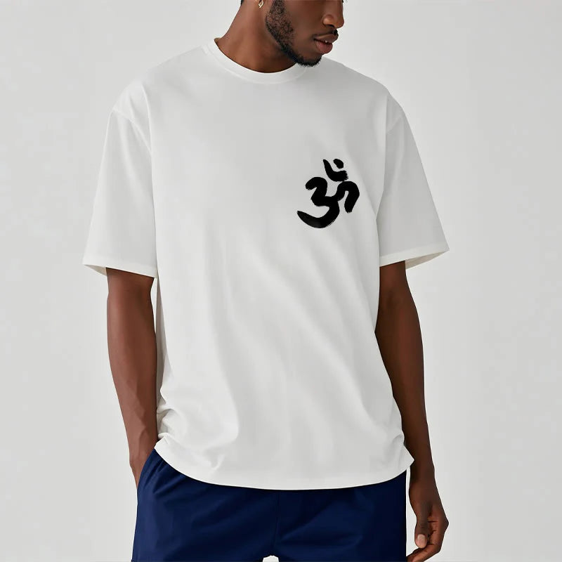 Buddha Stones Om Symbol Sanskrit Tee T-shirt