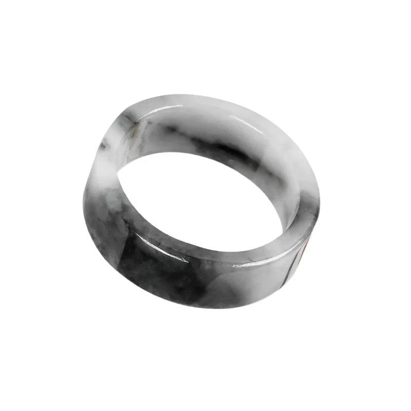 Buddha Stones Jade Prosperity Luck Ring