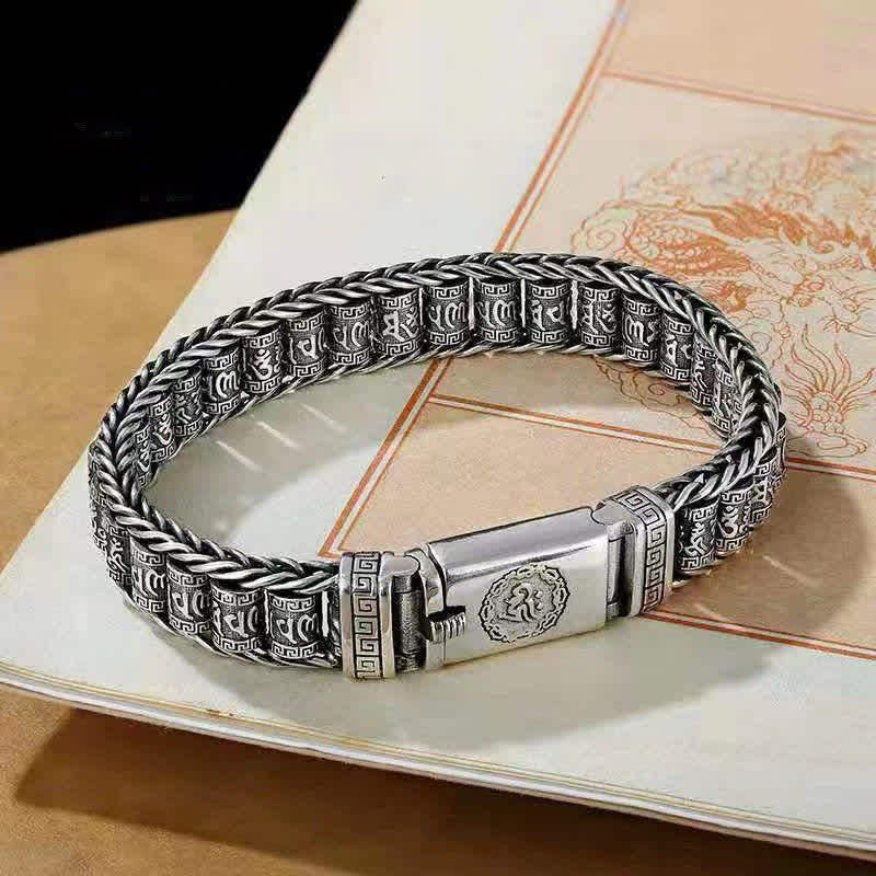 Buddha Stones Tibet Handmade Om Mani Padme Hum Wisdom Peace Bracelet (Extra 30% Off | USE CODE: FS30)