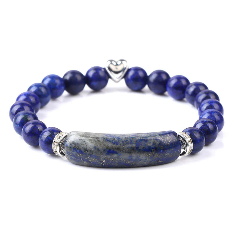 FREE Today: Spiritual Healing Amethyst Tiger Eye Lapis Lazuli Green Aventurine Rhodonite Dalmatian Jasper Bracelet