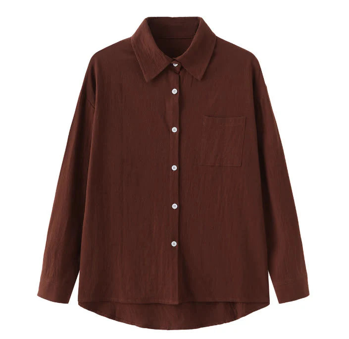 Buddha Stones 2Pcs Long Sleeve Shirt Top With Pockets Drawstring Pants Meditation Cotton Clothing Women's Set