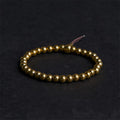 Buddha Stones Tibetan Retro Pure Copper Brass Bead Wealth Bracelet
