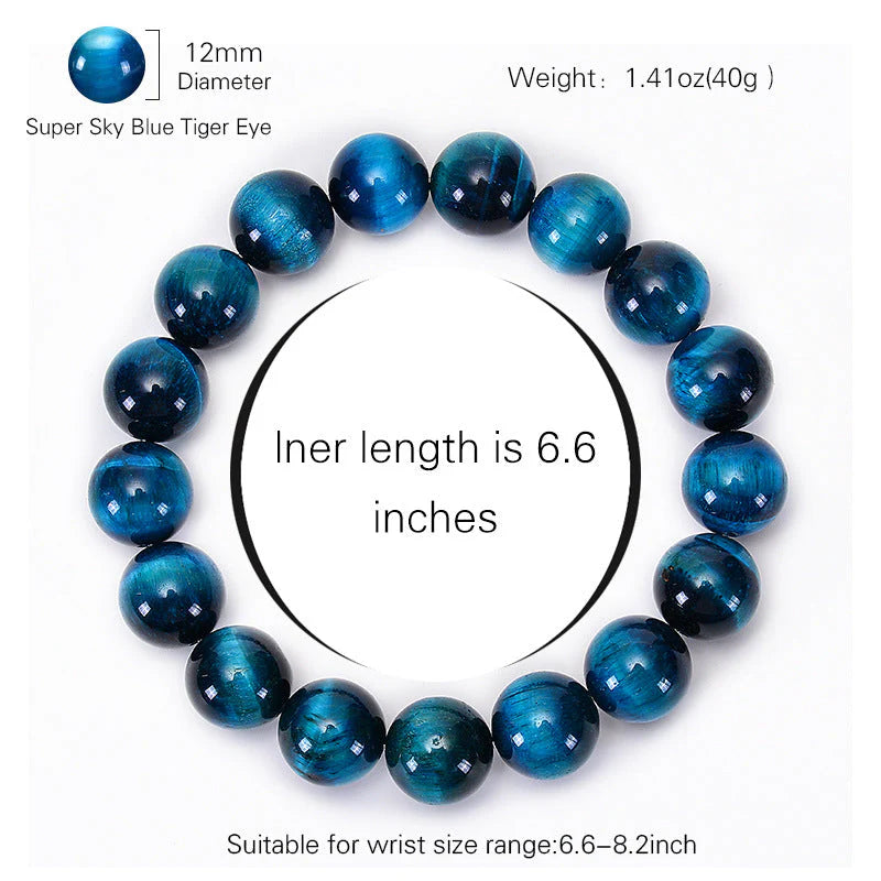 FREE Today: Against Negative Energy Blue Tiger Eye Bracelet