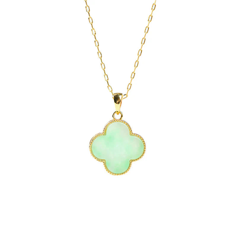 Buddha Stones May Luck and Joy Be With You Jade Necklace Includes Gift Message Card