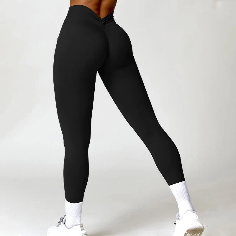 Buddha Stones Solid Color Halter Neck Bra Long Sleeve Crop Tank Top Pants Sports Fitness Gym Yoga Outfits