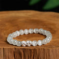 Buddha Stones Natural Cat's Eye Beads 990 Sterling Silver Pixiu Positive Bracelet