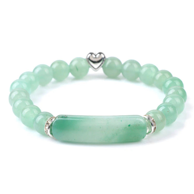 Buddha Stones Amethyst Tiger Eye Lapis Lazuli Green Aventurine Rhodonite Dalmatian Jasper Healing Bracelet