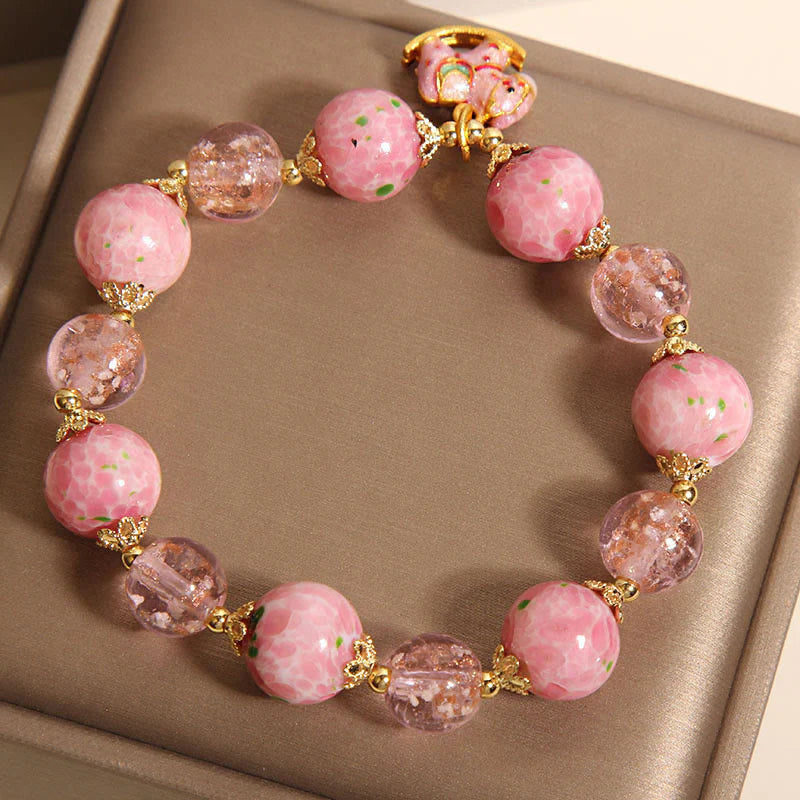 Buddha Stones Rocking Year Of The Horse Liuli Bracelet