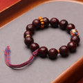 Buddha Stones Bodhi Seed Bead Peace Calm Tassel Bracelet