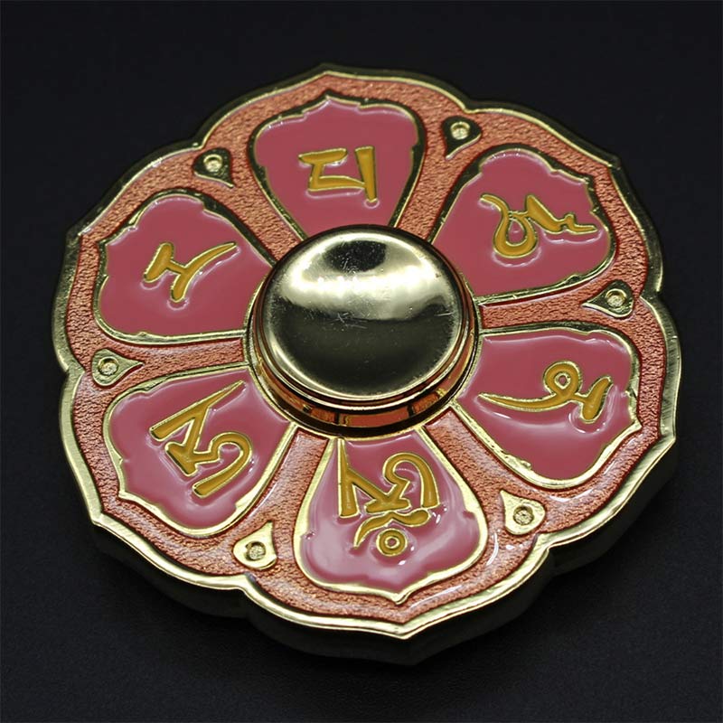 Buddha Stones Six True Words Fidget Spinner Blessing Finger Hand Spinner Decoration (Extra 30% Off | USE CODE: FS30)