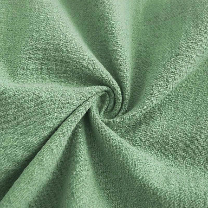 Buddha Stones 2Pcs Long Sleeve Shirt Top With Pockets Drawstring Pants Meditation Cotton Clothing Women's Set