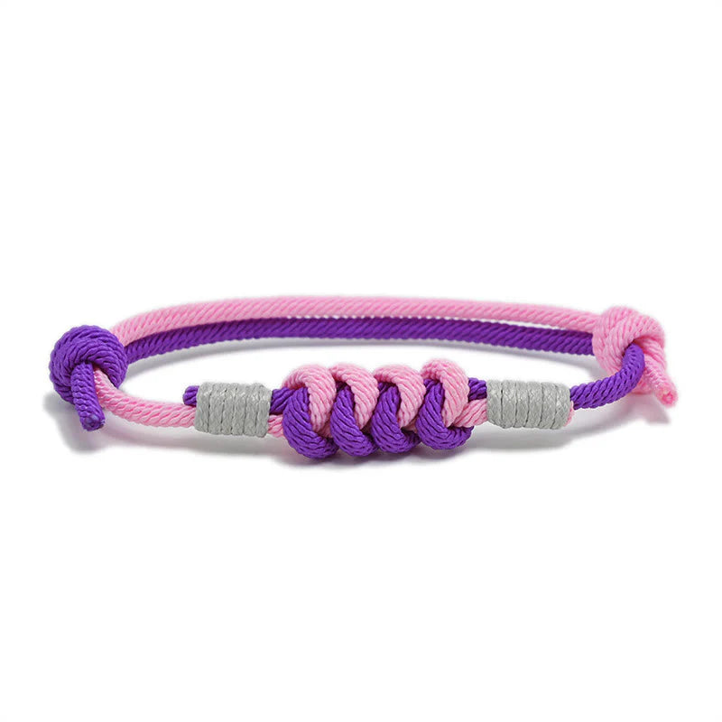Buddha Stones Simple Design King Kong Knot Strength Braid String Bracelet