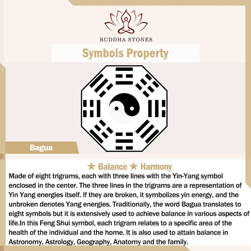 Buddha Stones Natural Jade Bagua Yin Yang Luck Necklace Pendant