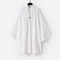 Buddha Stones 2Pcs Fall Solid Long Sleeve Men's Taoist Long Robe Lace-up Kimono Sleeveless Vest Qigong Ceremony Suit