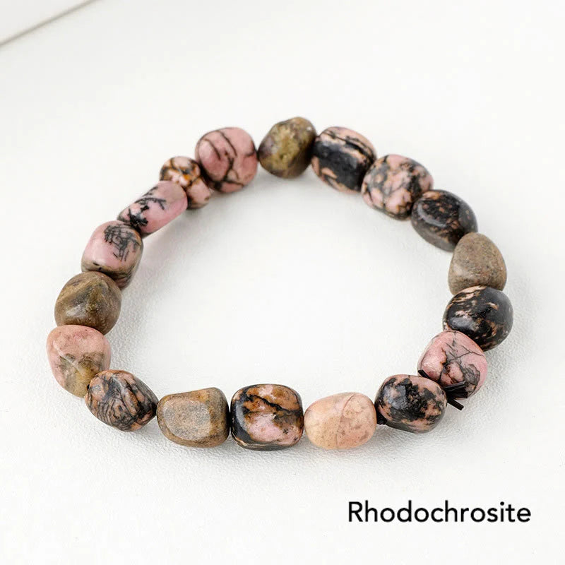 Natural Irregular Shape Crystal Stone Spiritual Awareness Bracelet