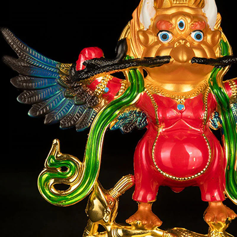 Buddha Stones Tibet Garuda Bird Alloy Keep Evil Spirits Away Home Decoration