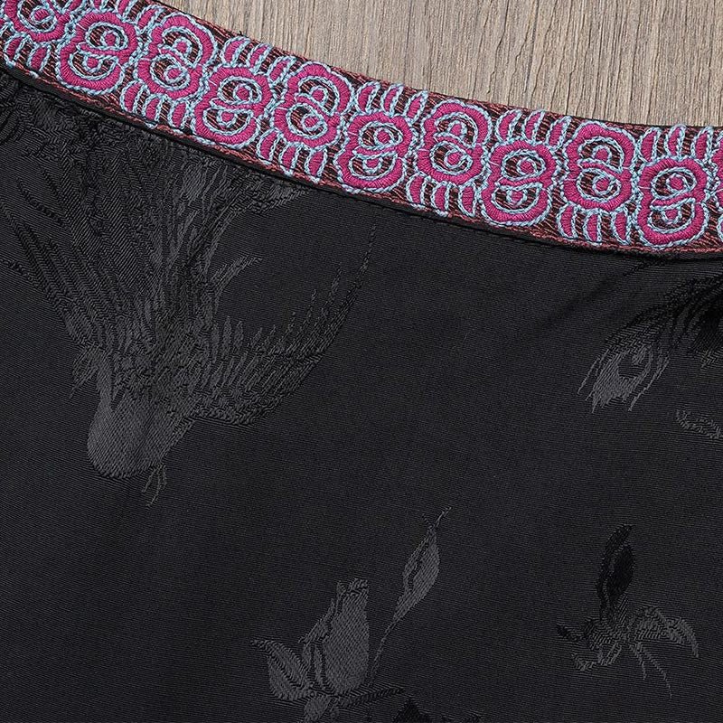 Buddha Stones Vintage Frog-Button Embroidery Purple Flower Tang Suit Design Sleeveless Vest (Extra 30% Off | USE CODE: FS30)