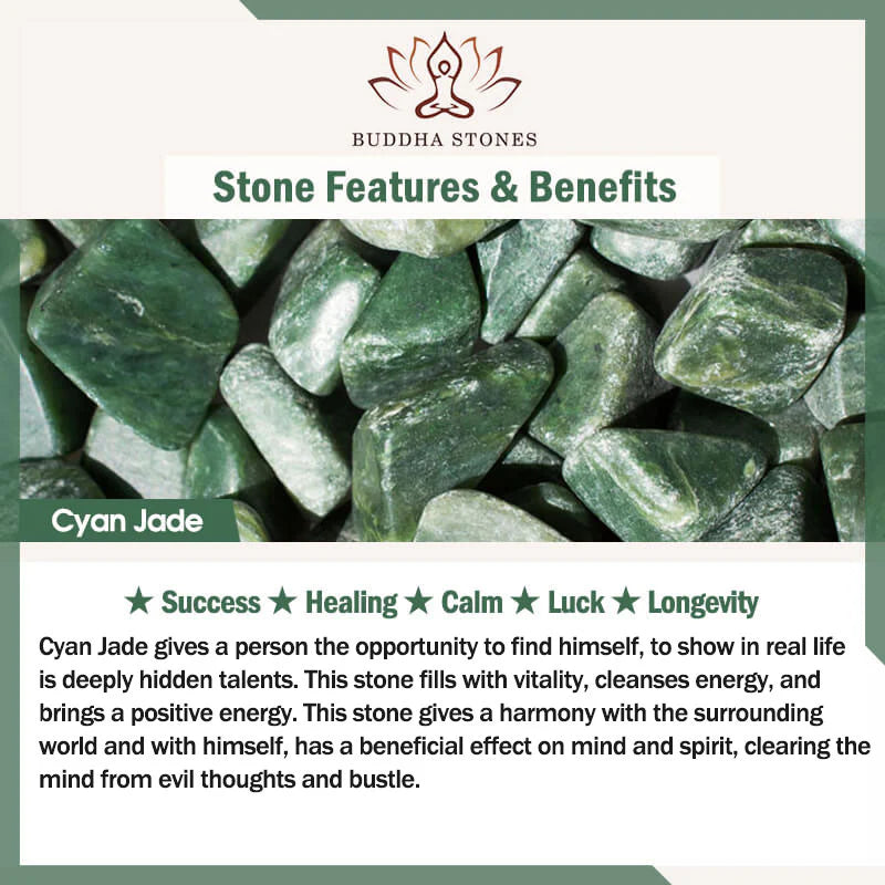 Buddha Stones Sending Blessings of Wealth and Peace PiXiu Jade Bracelet Includes Gift Message Card