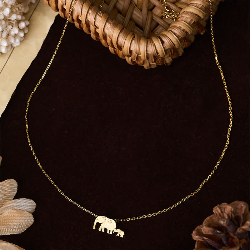 Buddha Stones FOR DEAREST MOTHER Elephant 925 Sterling Silver Necklace Pendants Includes Gift Message Card