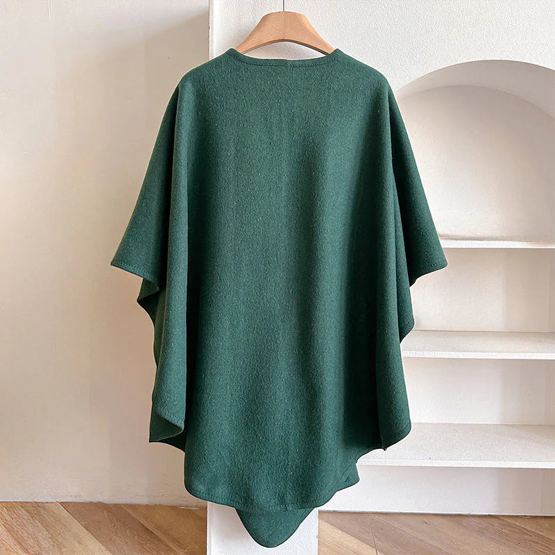 Buddha Stones Winter Solid Color Warm Cozy Split Scarf Shawl