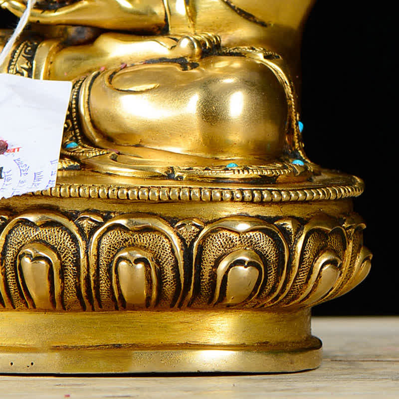 Buddha Stones Shakyamuni Compassion Copper Statue Decoration