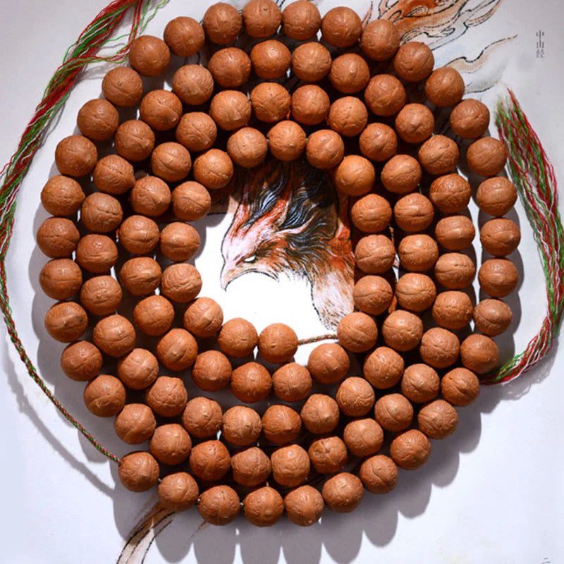 Buddha Stones 108 Mala Beads Nepal Bodhi Seed Luck Wealth Tassel Bracelet (Extra 30% Off | USE CODE: FS30)