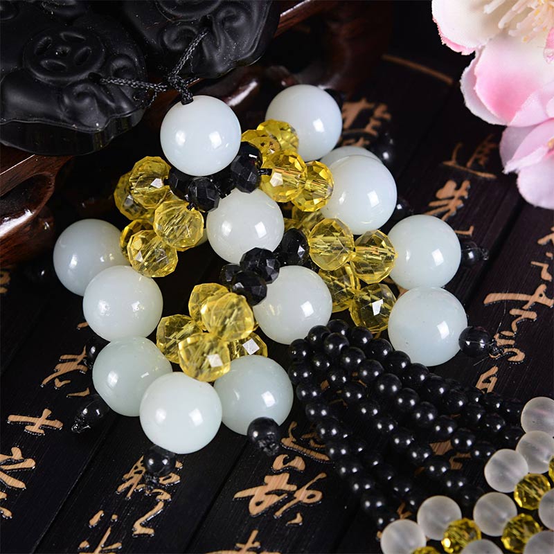 Buddha Stones FengShui Jade PiXiu Harmony Car Pendant Decoration (Extra 30% Off | USE CODE: FS30)
