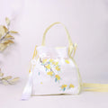 Buddha Stones Embroidered Osmanthus Peony Grape Cat Cotton Linen Tote Crossbody Bag Shoulder Bag Handbag