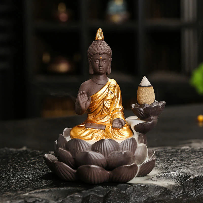 Buddha Stones Buddha Serenity Home Decoration Incense Burner