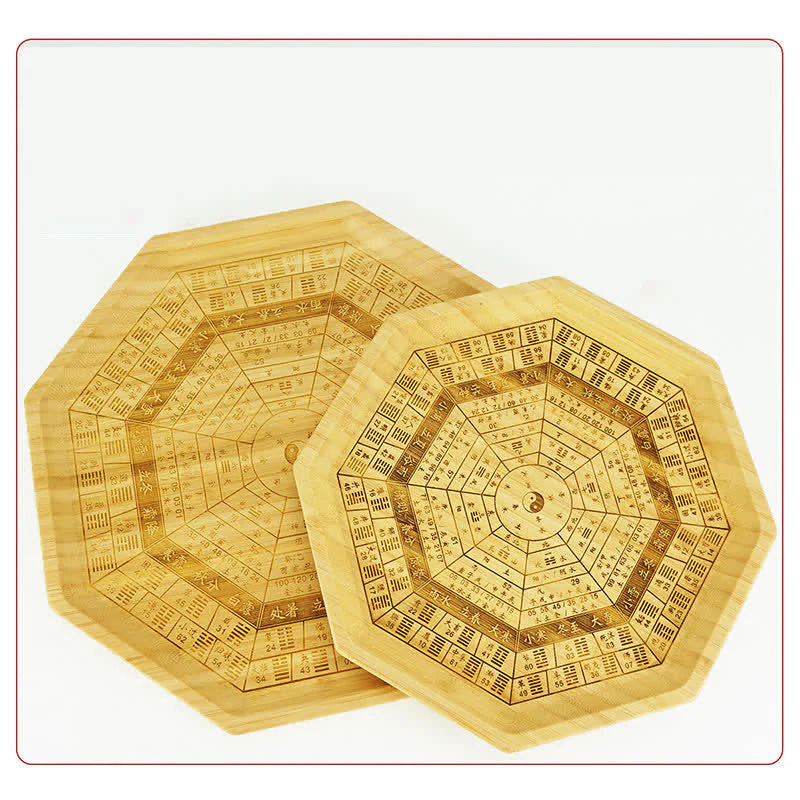 Feng Shui Bamboo Bagua Map Harmony Energy Map