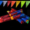 Tibetan Blessing Outdoor 25 Pcs Triangle Prayer Flag Decoration