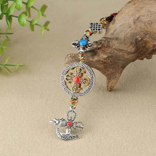 Buddha Stones Tibet Vajra Spiritual Power Car Hanging Decoration