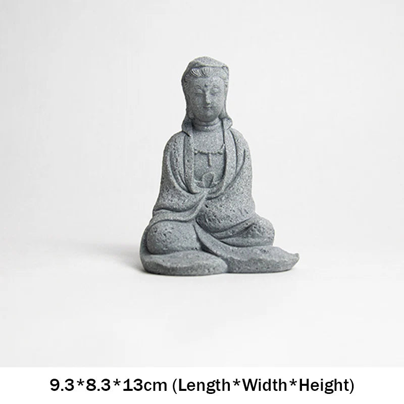 Buddha Stones Avalokitesvara Statue Blessing Home Decoration
