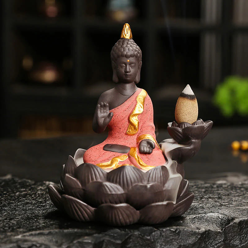 Buddha Stones Buddha Serenity Home Decoration Incense Burner