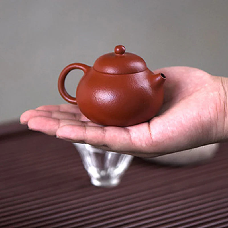 Buddha Stones Yixing All Handmade Wen Dan Brown Purple Clay Kung Fu Teapot
