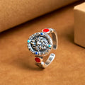 Buddha Stones Zakiram Copper Adjustable Wealth Open Ring