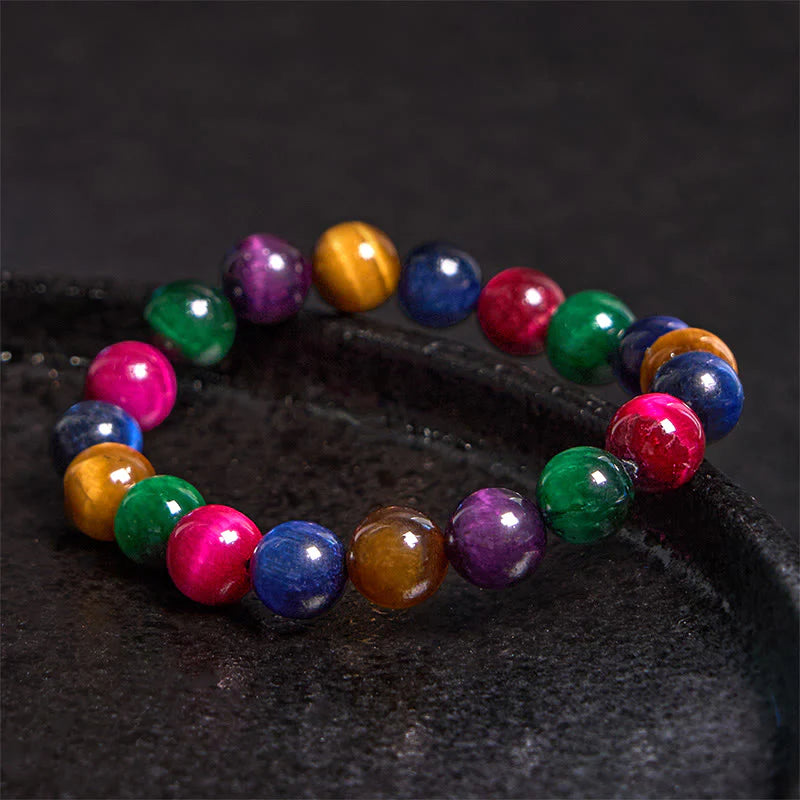 Buddha Stones Tiger Eye Resolve Courage Bracelet