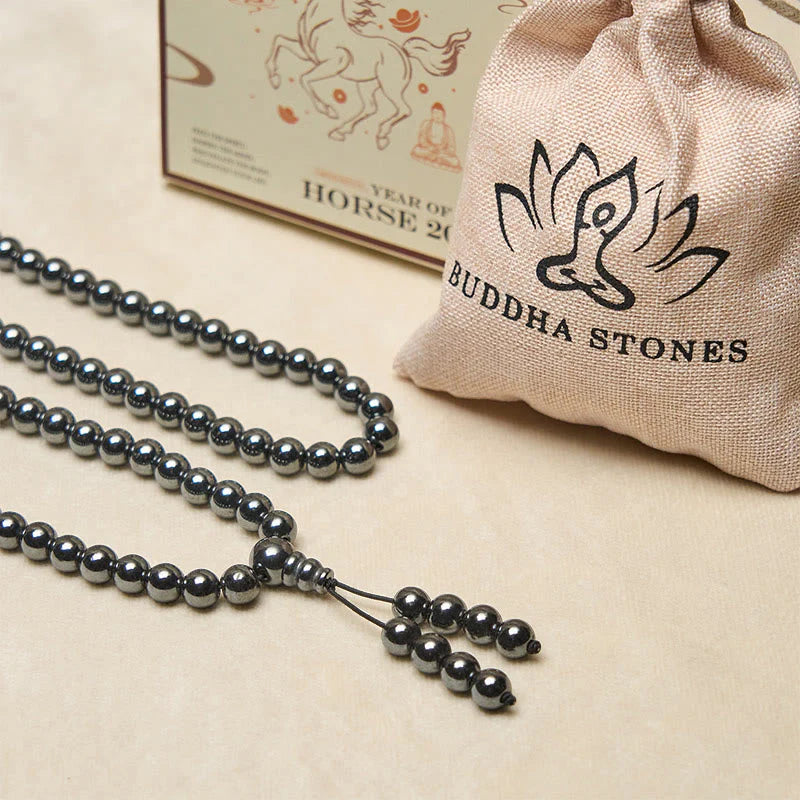 Buddha Stones 108 Beads Terahertz Focus Clarity Mala