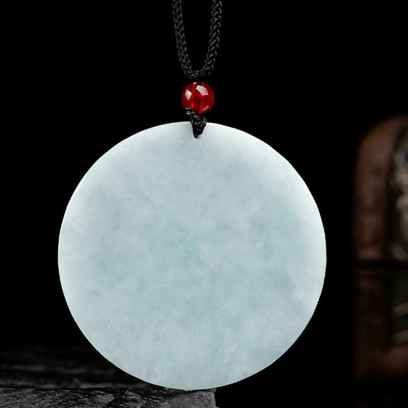 âââA Flash Sale- Buddha Stones Chinese Zodiac Dragon Jade Success Amulet String Necklace