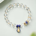 Buddha Stones Clear Quartz Zakiram Protection Bracelet