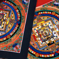 Buddha Stones Tibetan Handmade Thangka Mandala Painting Blind Box Random Color Pattern