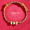 Buddha Stones Five Elements Colorful String Completeness Knot Reef Knot Braid Luck Bracelet